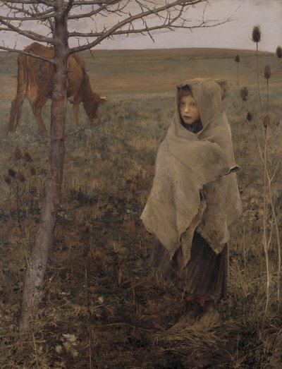 Poor Fauvette by Jules Bastien Lepage
