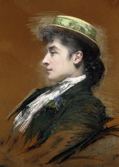 Portrait of Mme. Lebegue by Jules Bastien Lepage