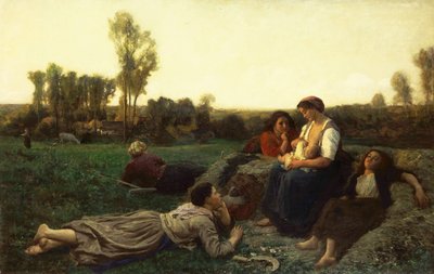 The Haymakers at Rest by Jules Breton