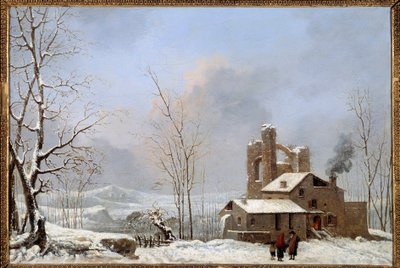 Winter Landscape by Jules Cesar Denis van Loo