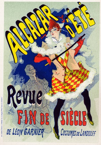 Variety Show End of the Century at the Parisian Cabaret l