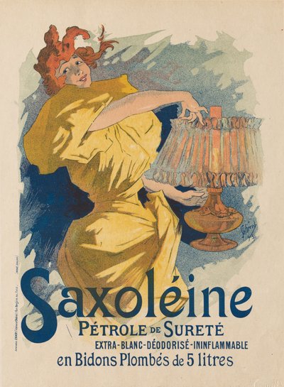 Les Maitres de L'Affiche: Pl. 13, Saxoléine by Jules Cheret