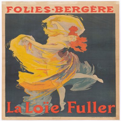 Loïe Fuller at the Folies-Bergère by Jules Cheret