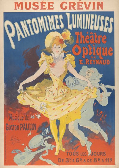 Pantomimes Lumineuses, 1892 by Jules Cheret
