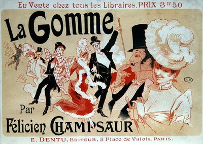 Poster advertising the novel 
