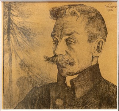 Portrait of the Writer Stijn Streuvels by Jules de Praetere