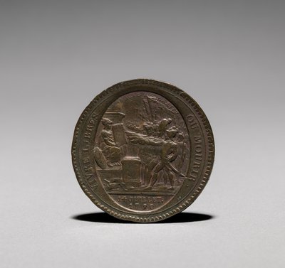 Medal: Five Sols issued by Monneron Brothers, Paris, 1792 by Jules Dupré