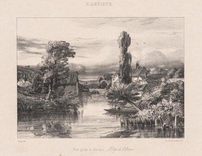 View Taken at Alençon, 1839 by Jules Dupré
