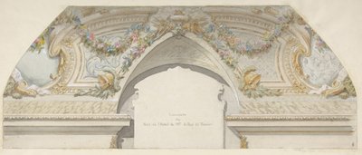 Design for Hôtel de Trevise, Paris by Jules Edmond Charles Lachaise and Eugène Pierre Gourdet