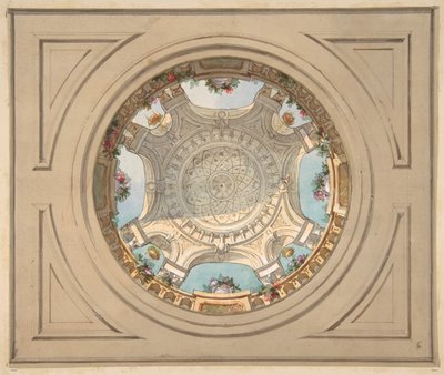 Design for a Ceiling with Trompe l