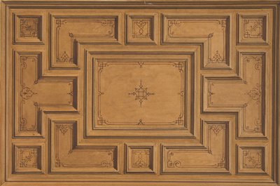 Design for a Decorated Ceiling by Jules Edmond Charles Lachaise and Eugène Pierre Gourdet