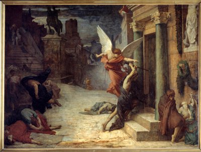 The Plague in Rome by Jules Elie Delaunay