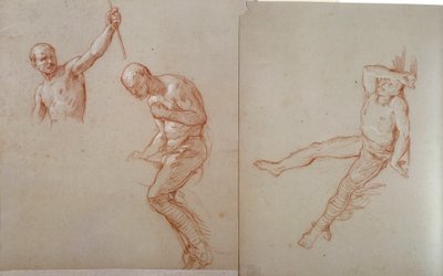 Indian of America: Study of an Indian horalier by Jules Emile Saintin