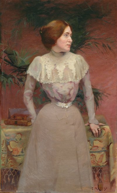 Portrait of Madame Renoux by Jules Ernest Renoux