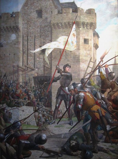 Joan of Arc in Armour Before Orléans by Jules Eugene Lenepveu