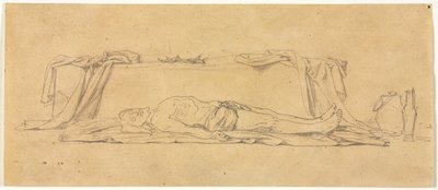 Sketch of the Dead Christ Lying by the Sepulchre, 1800s by Jules Eugene Lenepveu
