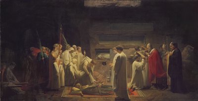 The Martyrs in the Catacombs by Jules Eugene Lenepveu