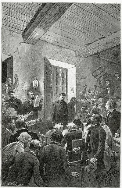 L’Espion Hubert - Illustration from Choses Vues by Jules Ferat