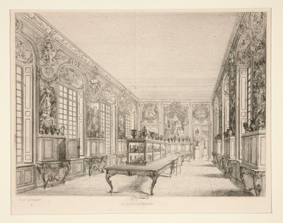 The Cabinet of Medals by Jules Ferdinand Jacquemart