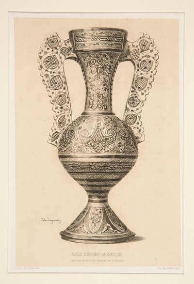 Vase Hispano-Moresque by Jules Ferdinand Jacquemart
