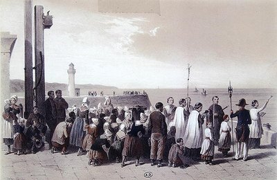 Blessing the Sea at Pollet, Dieppe by Jules Gaildrau