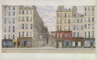 No.8 to No.16 Rue du Four, Paris, France by Jules Gaildrau