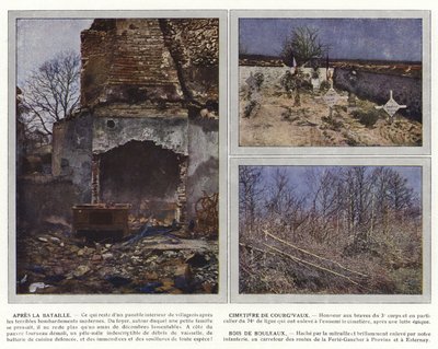 After the Battle, Cemetery of Courgivaux, Birch Wood by Jules Gervais Courtellemont
