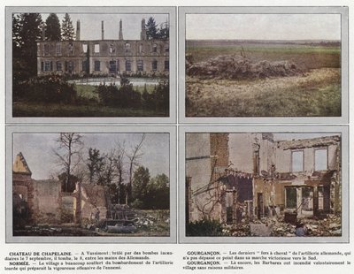 Chateau de Chapelaine, Gourgancon, Normee, Gourgancon by Jules Gervais Courtellemont