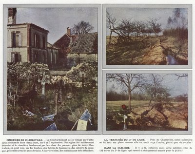 Cemetery of Charleville, The Trench of the 2nd Line, In the Sandpit by Jules Gervais Courtellemont