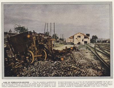 Gare de Dombasle-En-Argonne by Jules Gervais Courtellemont