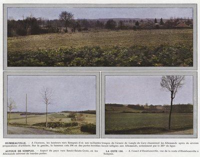 Humbeauville, Around Sompuis, The Hill 196 by Jules Gervais Courtellemont
