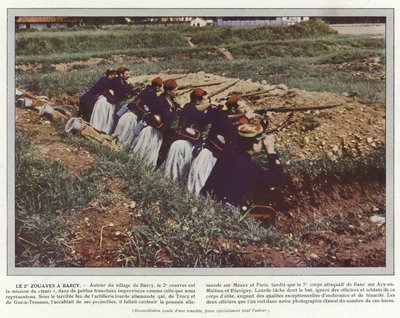 The 2nd Zouaves at Barcy by Jules Gervais Courtellemont