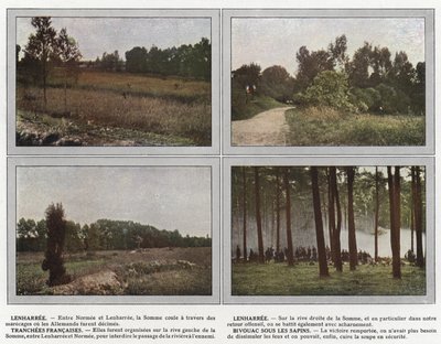 Lenharree, Lenharree, French Trenches, Bivouac Under the Firs by Jules Gervais Courtellemont