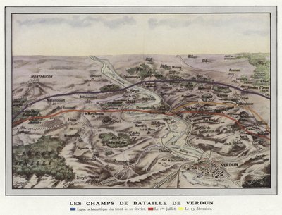 Les Champs de Bataille de Verdun by Jules Gervais Courtellemont