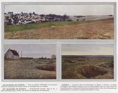 Les Hauteurs de Puisieux, Puisieux, Nos Tranchees de Puisieux by Jules Gervais Courtellemont