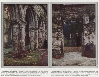 Sermaize, Ruins of the Church, The Presbytery of Sermaize by Jules Gervais Courtellemont