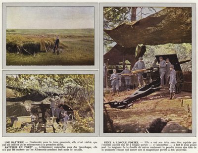 A Battery, Long-Range Piece, Battery in Forest by Jules Gervais Courtellemont