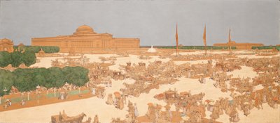 Proposed Plaza on Michigan Avenue by Jules Guerin