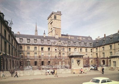 Facade of the Hotel de Ville, the former Palais des Etats de Bourgogne by Jules Hardouin Mansart