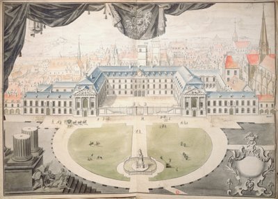 Project for restoration of the Palace of the Dukes of Burgundy in Dijon by Jules Hardouin Mansart