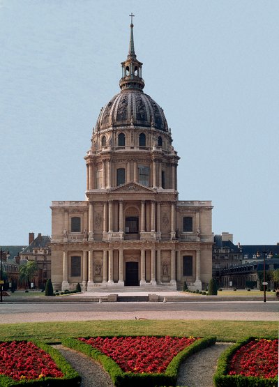 South View of the Dome of the Hotel des Invalides (1679-1708) by Jules Hardouin Mansart