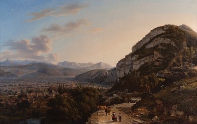 View of Sassenage 1857 by Jules Jean Baptiste Guedy