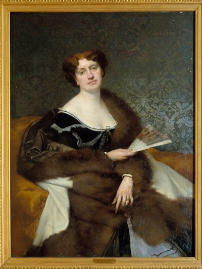 Portrait of Madame Alexandre Dumas Son née Nadia Knorring by Jules Joseph Lefebvre