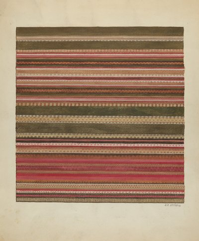Handwoven Carpet by Jules Lefevere