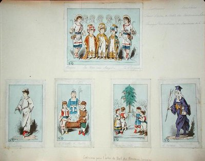 Costumes for the Alsace-Lorraine Christmas Tree by Jules Marre