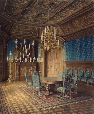 The Stroganov Palace in Saint Petersburg. Dining Room by Jules Mayblum