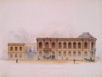 The Stroganov Palace in Saint Petersburg, 1863 by Jules Mayblum
