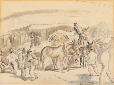 Harvesters by Jules Pascin