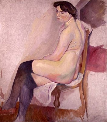 Nude with Black Stockings, c.1906 by Jules Pascin