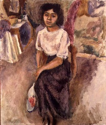 Seated Woman, c.1915 by Jules Pascin